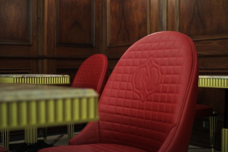 فندق أوريون بيشكيك المظهر الخارجي الصورة The interior of the restaurant
